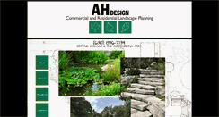 Desktop Screenshot of ahdesignlandscapeplanning.com